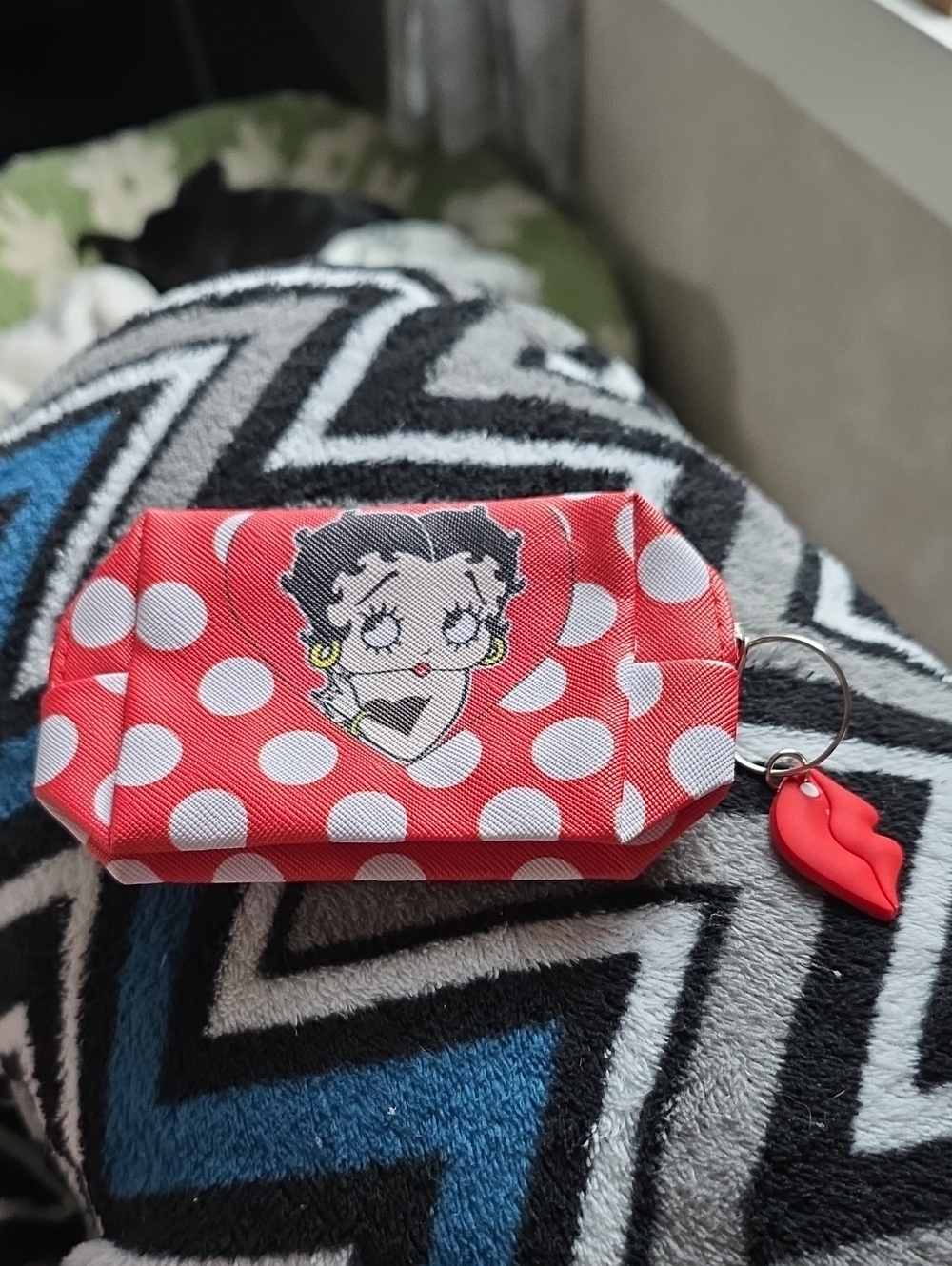 Betty Boop Red Polka Dot Key Pouch
